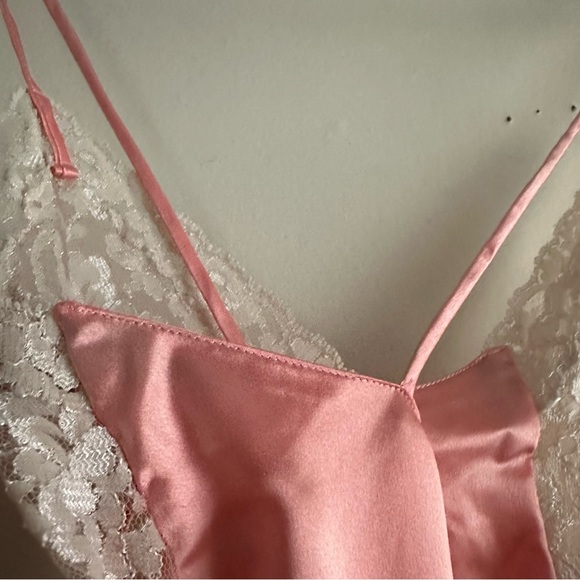 Vintage‎ Gold Label Victoria's Secret Lace Satin Maxi Slip Dress - Picture 6 of 9